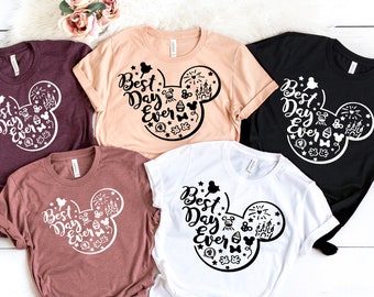 Disney "Best Day Ever" Cotton Tee, Family Matching Shirt