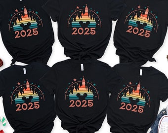 Custom Disney 2025 Family Vacation Shirt, Family Trip 2025 Shirt, Personalized Family Vacation Outfit, Family Vacation Shirt, Disney Shirt