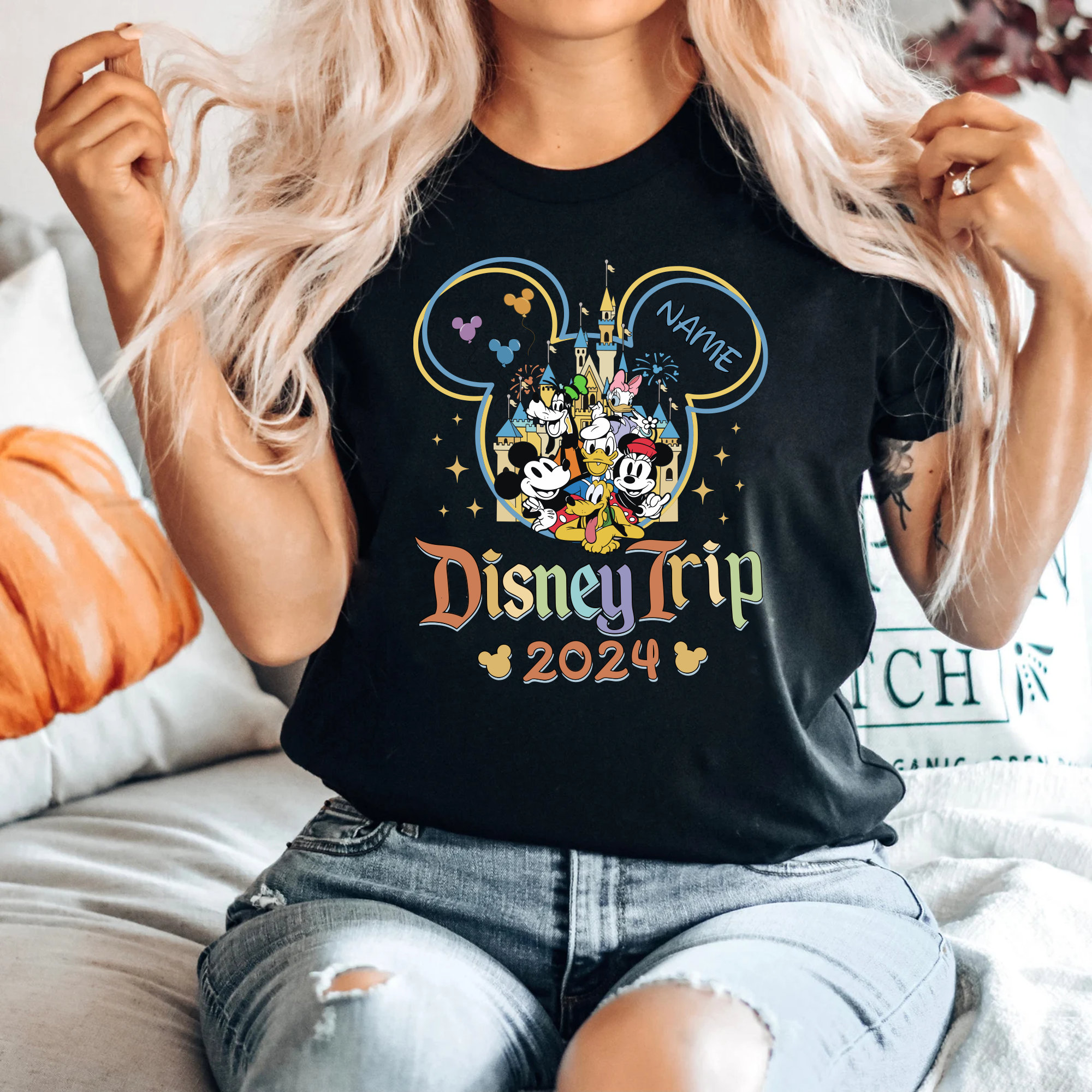 Disney 2024 Shirts, Disneyworld Shirts, Disney Vacation T-shirt, Disney Couple