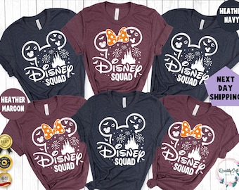 Camiseta de Halloween de Disney Squad, Camiseta a juego de Halloween de Disney, Camiseta personalizada de Halloween de Disney, Camiseta familiar de Disney, Camiseta de Halloween de Disney