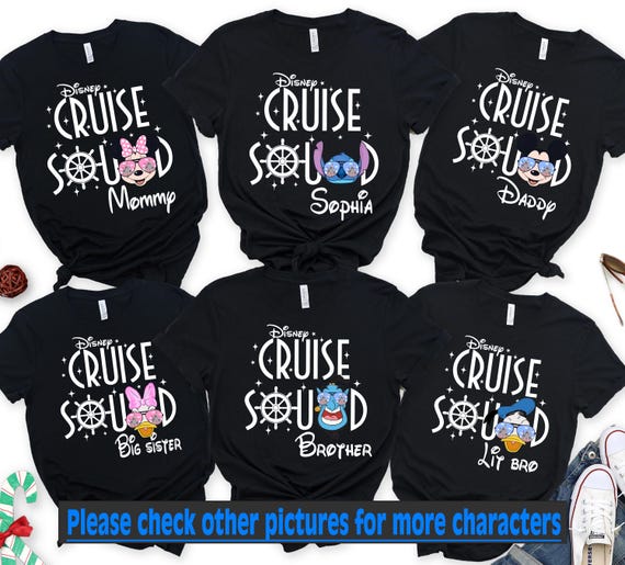 Disney Cruise Squad Personalization Shirts, Disney cruise T-shirt, Disney Cruise Family Shirts, Disney magic cruise, Disney vacation shirt