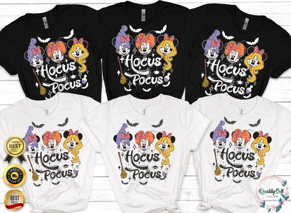 Minnie Halloween Hocus Pocus Shirt, Sanderson Sisters Tee, Halloween Outfit,Halloween Minnie Witch Shirt,Minnie Spooky Season Tee,Disney tee