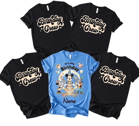 Custom It's my Birthday shirt, Disney Birthday Shirt, Birthday Squad Shirts, Disney Birthday Boy & Girl Shirt, Birthday Family shirt