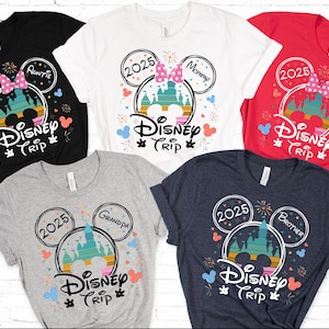 Disney 2025 Personalization Shirts, Disney Family Shirts, Disneyworld 2025 Family Shirts, Disney Vacation 2025 Trip Shirt, Disney shirt