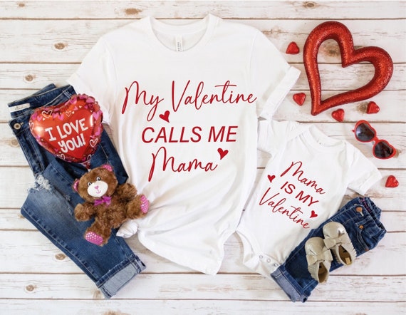 Womens My Valentine Calls Me Mommy Mom Mother Great Family Gift T-Shirt Womens My Valentine Calls Me Mommy Mom Mother Great Family Gift T-Shirt