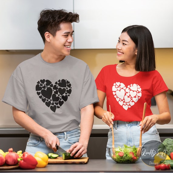 Cute Heart T-Shirt,Gift For Valentines Day,Birthday Shirt For Wife,Sweet Shirt For Couple,Happy Valentines Day Shirt,Teachers Valentines Day
