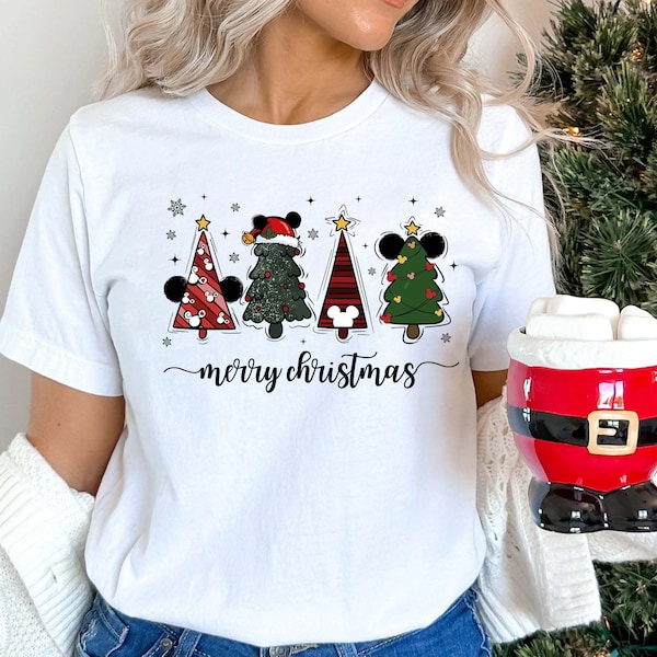 Disney Christmas Tree Sweatshirt, Christmas Tree Shirt, Mickey Christmas Tree Sweatshirt,Santa Christmas Shirt,Merry Christmas gift shirt