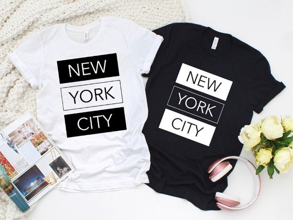 NEW YORK SHIRT - Fashionable Tshirt – New York City Lover Short Sleeve Crewneck Cotton Printed - Nyc T Shirts Gift For Traveler