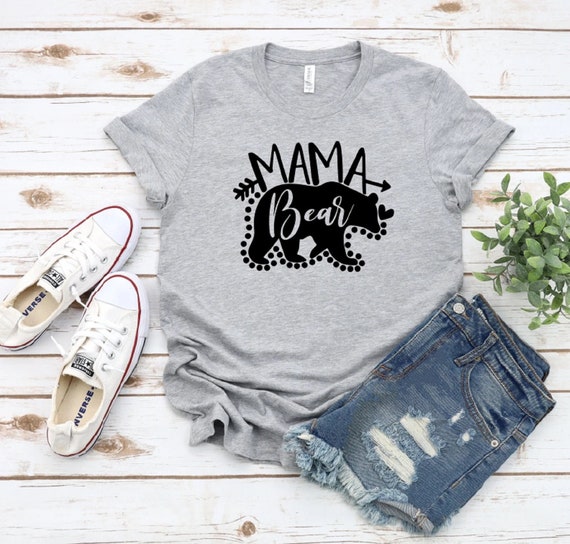 Mama Bear Shirt, Mothers Day Gift, Mama Bear Gift,Gift For Mom,Baby Shower Gifts, Animal Natural Lover Shirt, Cute Mama Bear Shirt, Mom Life