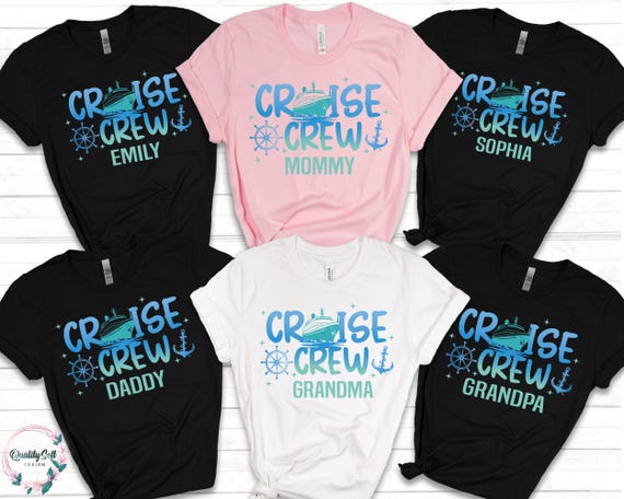 Custom Family Cruise Crew Shirt, Group Trip Matching Tee