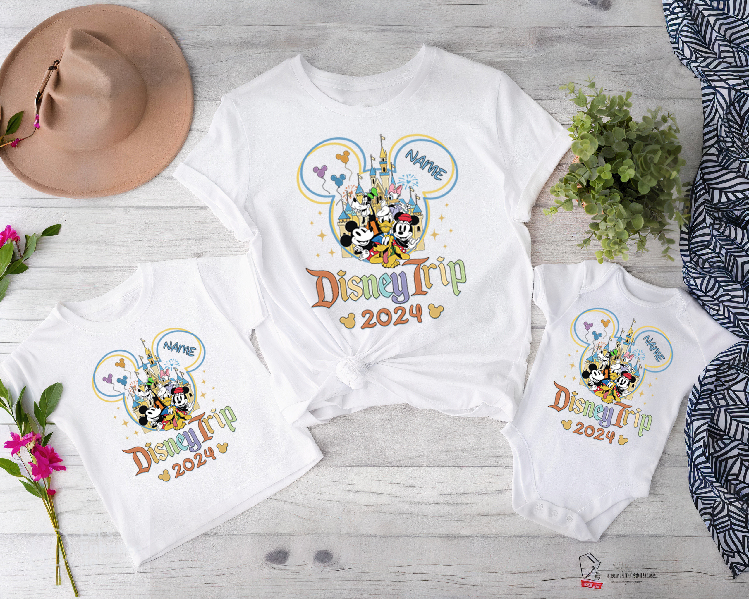 Disney 2024 Shirts, Disneyworld Shirts, Disney Vacation T-shirt, Disney Couple