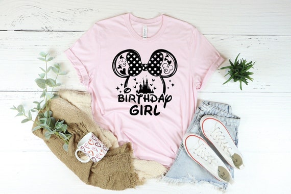 Minnie Birthday Shirt, Birthday Girl Shirt, Disney Birthday Shirt, Disney World Shirt, Disneyland Shirt, Disneyland Birthday