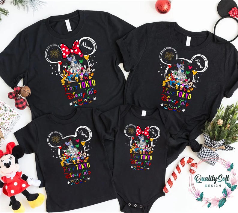 Custom Family Disney Tokyo Trip 2026 Shirts, Personalized Disney Tokyo Shirt, Disney Tokyo Sweatshirt, Disney Shirt,2026 Tokyo Disney Shirts zdjęcie 4