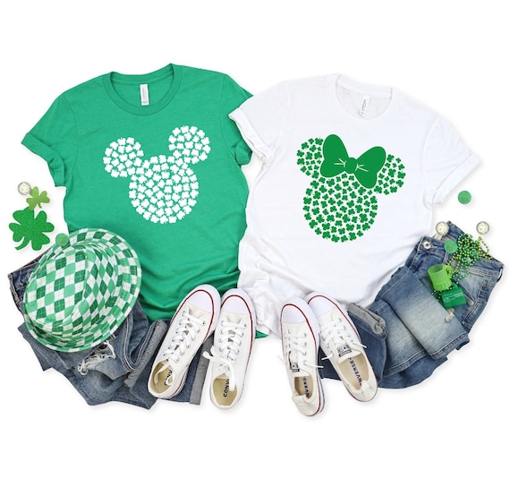 St. Patrick's Day Shirt, Shamrock Shirt, Disney Trip Shirts, Disney Family Shirts, St Patrick's Couple Disney Shirts, Irish Disney Shirt