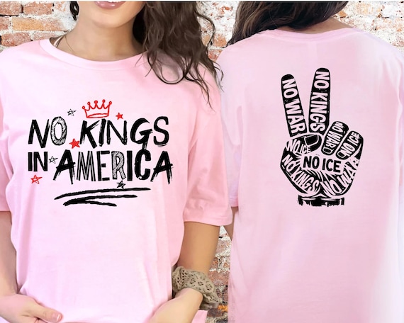 No Kings In America Protest Shirt, Human Rights Political Tee