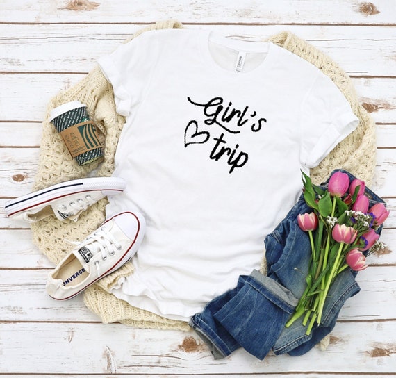 WEEKEND TRIP SHIRT - Vacation Party Shirt - Outdoor Travel Short Sleeve Tee - Road Girls Trip Shirt Gift For Traveler - Crew Neck shirt