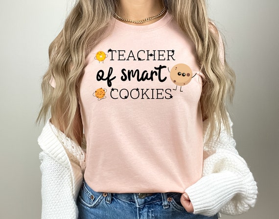 Teacher of Smart Cookies Shirt, Christmas Shirt, Teacher Christmas Shirt, Smart Cookie Shirt, Teacher Gift, Teacher Holiday Shirt