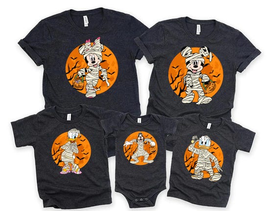 Halloween Mummy Mouse Shirt: Retro Trick or Treat Tee