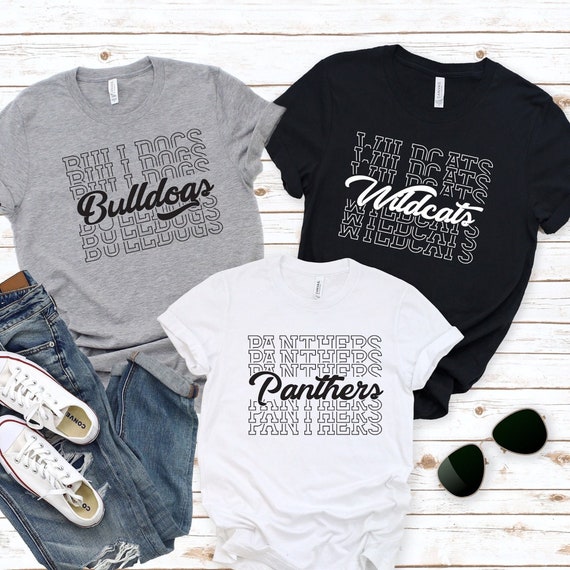 Custom Mascot Shirt, Favorite Team shirt, School team shirt, Team mascot shirt, School Spirit Tee, Teacher Shirt, Custom Team T-shirt