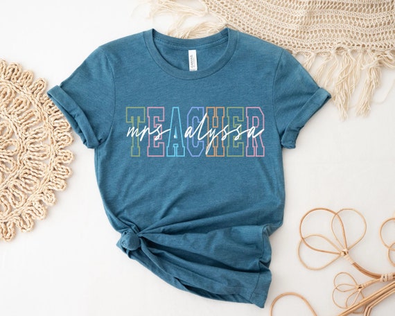 Custom Teacher T-Shirt: Personalized School Team Shirt