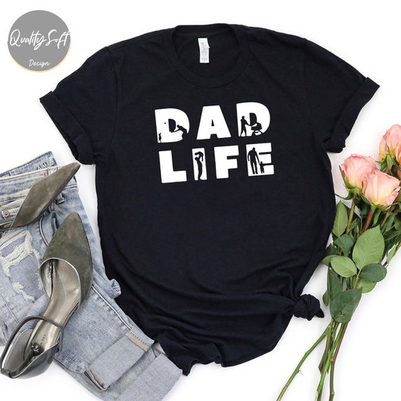 Dad Life T-shirt, Hip Dad T-shirt, Top Hip Stylish Dad Gift, Fathers Day Shirt, Daddy Shirt, Gift For Him, Fathers Day Gift Shirt