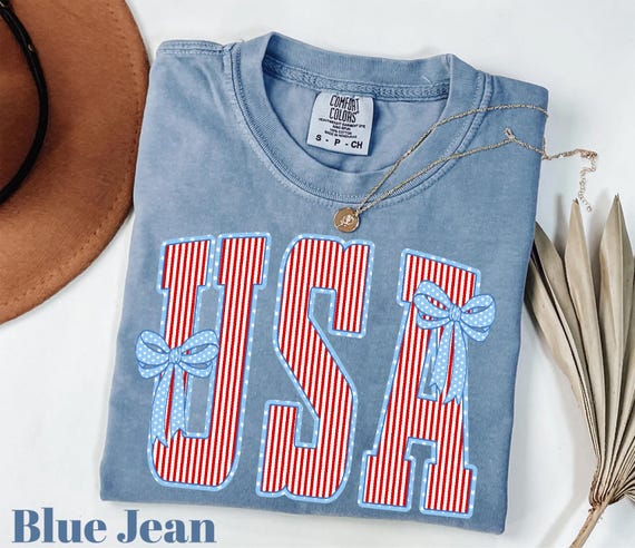 Comfort Colors USA Shirt, 4th of July Patriotic Tee, America Shirt, Fourth of July Shirts