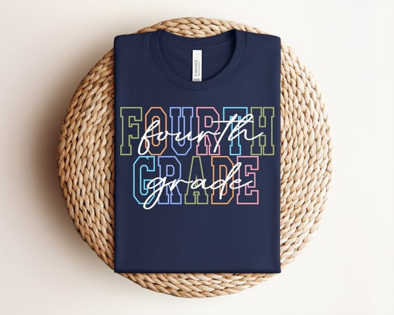 Fourth Grade Teacher T-Shirt: Elementary School Teaching Tee