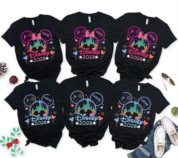 Disney 2025 Shirts, Disney Family Shirt, Disney Vacation T-shirt, Disney Couple Shirt, Disneyland shirts, Disneyworld Shirt, DisneyLand 2025