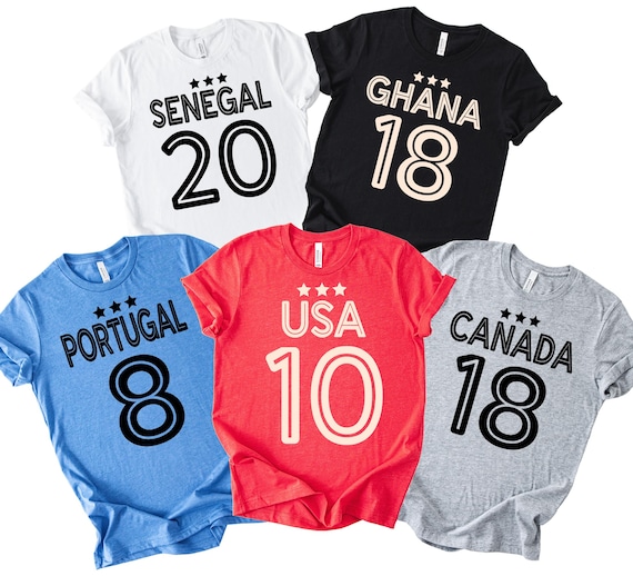 Custom team shirt, 2026 World Cup Soccer Fan Shirt, International Football Tee