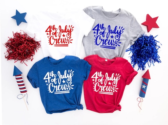 4th of July Family Matching Shirt: Independence Day Crew
