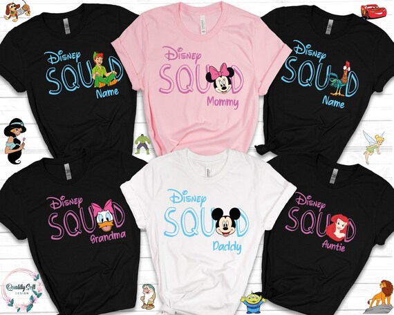 Custom 2026 Disney Characters Shirt, Custom Disney Trip 2026 Shirt, Disney 2026 Shirts, Disney Family shirts, Disney family shirts