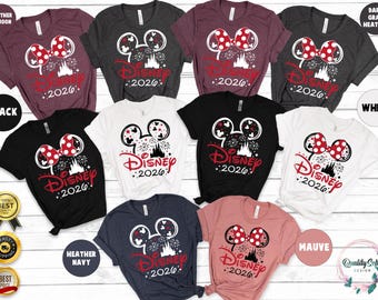 2026 Disney Matching Family Trip Shirts, Disney 2026 Shirt, Disneyworld 2026 shirt,Matching disney 2026 shirts,Disney shirts,Disneyland 2026