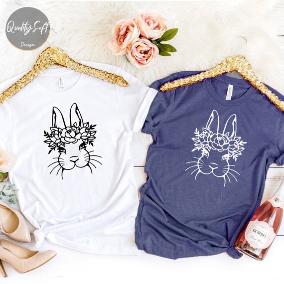 Happy Easter shirt, Easter bunny graphic tee, Easter unisex shirts,Ladies Easter Bunny shirt, Easter shirt, Cute Easter shirt