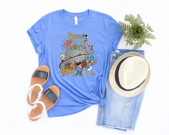 Disney Epcot Shirt, Vintage Epcot 1982 Shirt, 1982 Epcot shirt, Mickey And Friends, Epcot Trip Shirt, Disney family trip matching shirt
