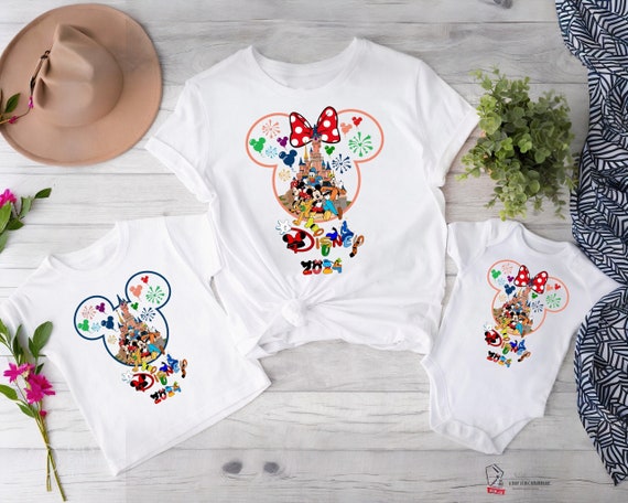 Disney Custom 2024 Family Vacation Shirt, Family Trip 2024 Shirt,Disney Family Shirts, Disneyland Shirt,Disneyworld Shirts,Disney characters