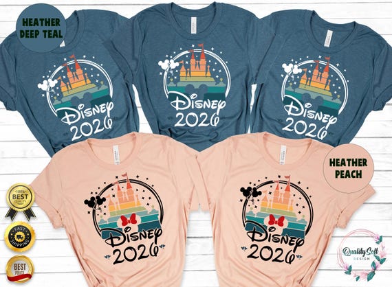 Disney 2026 Castle Family Trip Custom Shirts, Family Trip Disney 2026 Shirt, Personalized Family Vacation Outfit, Family Vacation 2026 Shirt