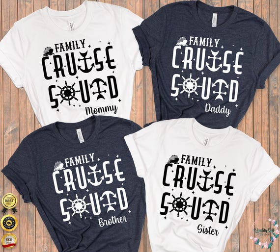 Family Cruise Squad Shirts, Matching Group Outfits