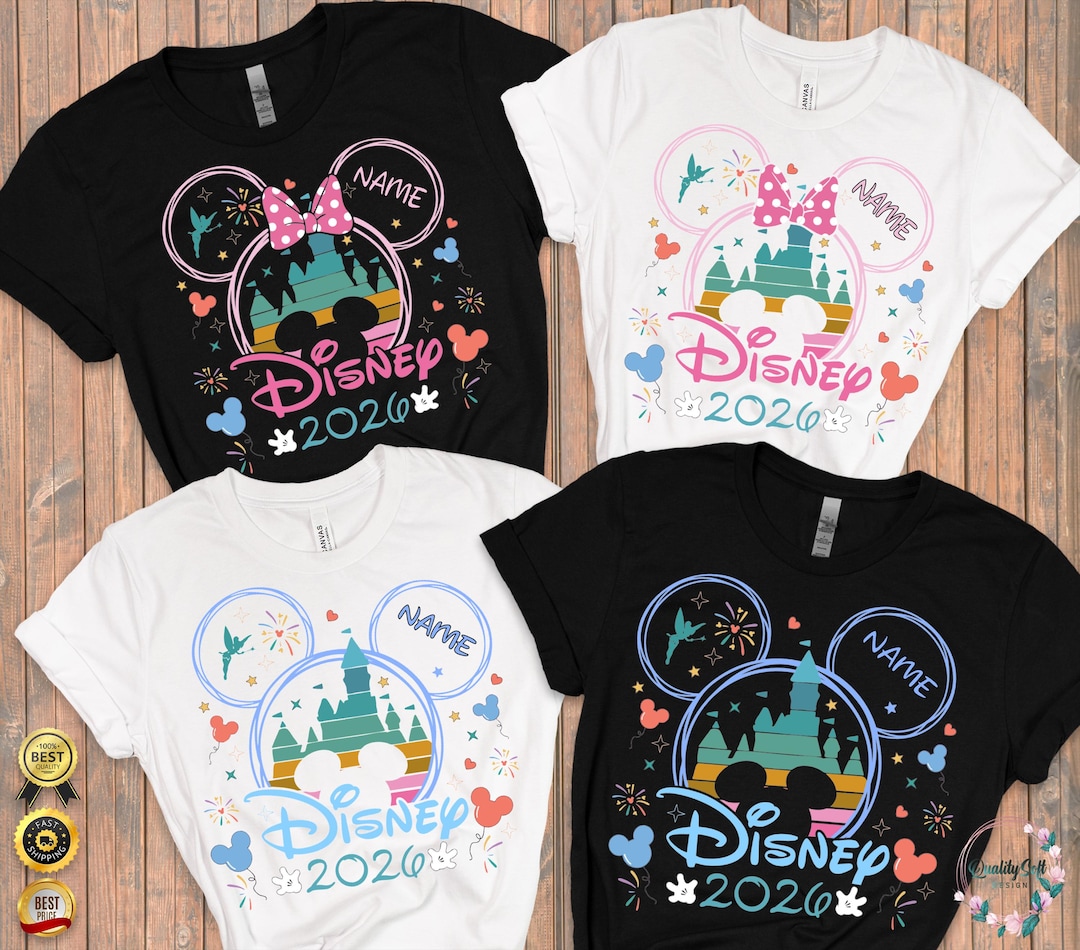 Disney 2026 Personalization Shirts, Disney Family Shirts