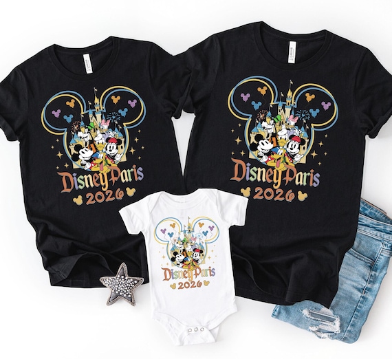 Disney Paris 2026 Shirts, Disney Paris shirt, Disneyland paris, Trip to paris shirt, Disney Vacation T-shirt, Paris disney shirt