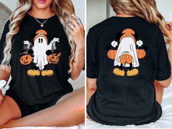 Vintage Halloween Ghost Pumpkin Shirt: Spooky Season Party Tee