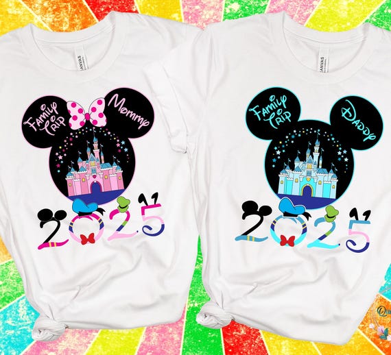 Custom Disney 2025 Family Vacation Shirt, Family Trip 2025 Shirts, Personalized Family Vacation Outfit, Family Vacation Shirt, Disney Shirt