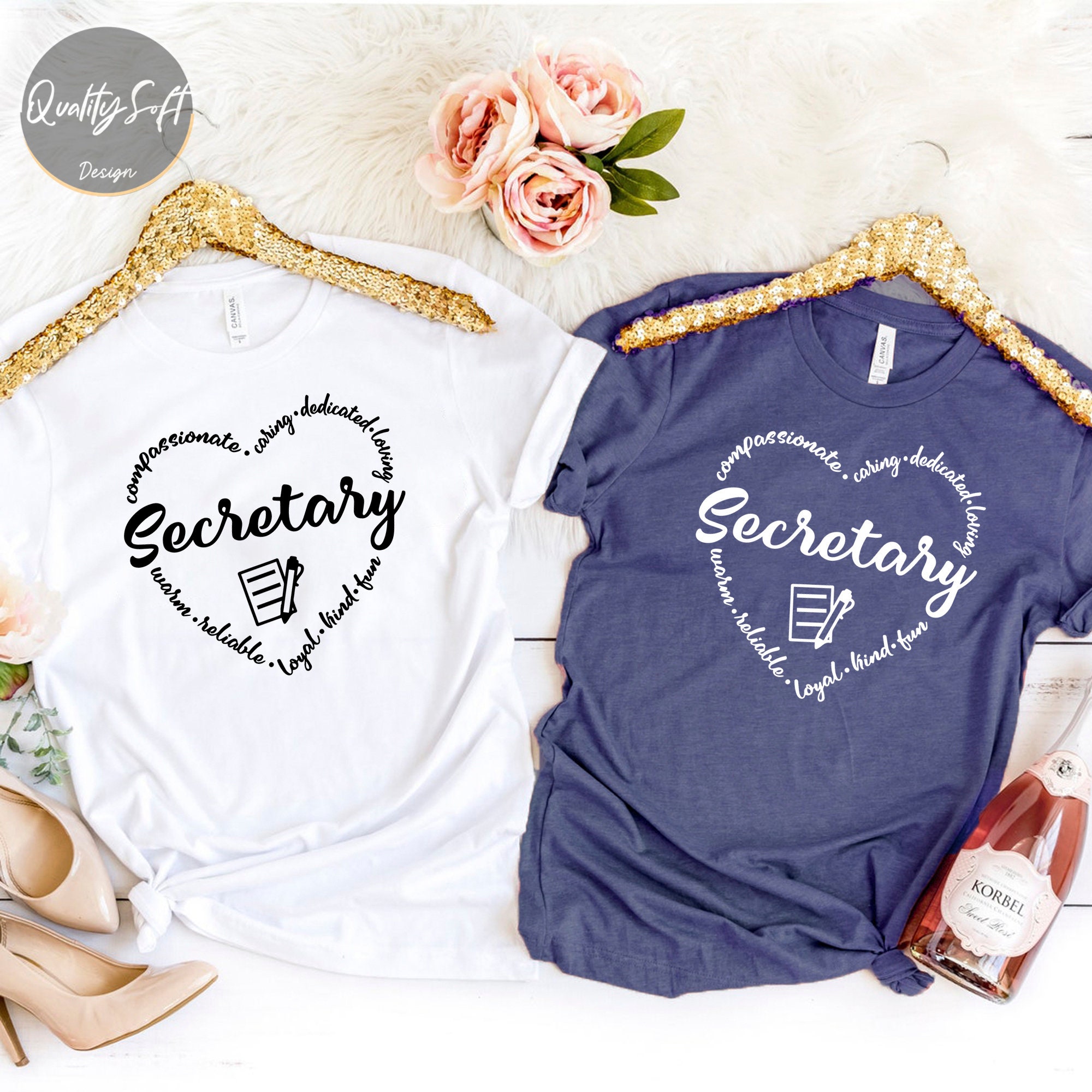 Secretary Shirt Secretary Shirt Secretary Gift Secretary - Etsy