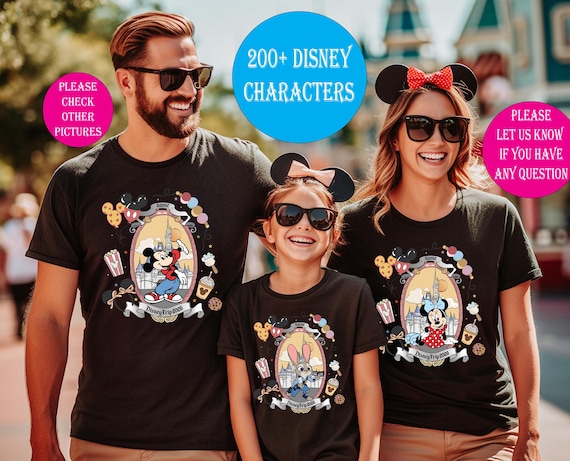 Disney Family shirts, Disney Trip 2026 Custom Shirts, Disney Shirts, Disneyland Shirt,Disney Vacation Shirts,All Characters,Disneyworld tees