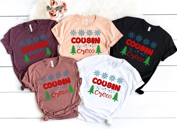 Cousin Christmas Crew Shirt, Cousin Crew Party Shirt, Matching Shirt, Christmas Cousin Shirt, Gift for Cousins, Christmas Gift, Cousin Night