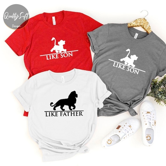 The Lion King Like Father Shirt, Disney Matching Shirt, Father and Son Shirts, Father's Day Gift,Daddy and Me Shirt, Father and Daughter Tee