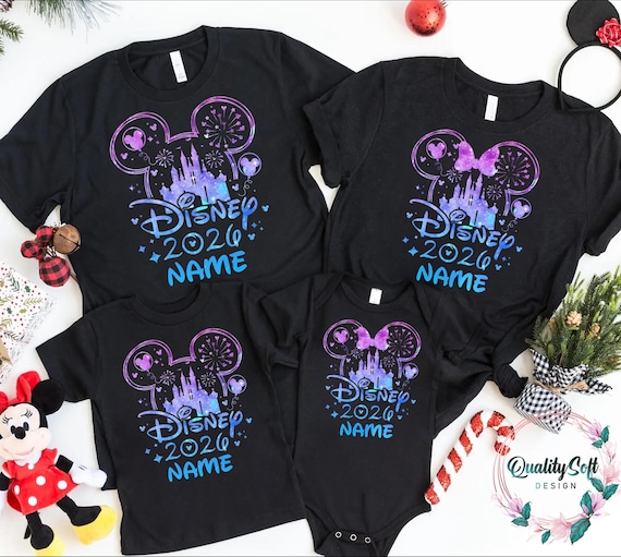 Custom Disney Family Vacation Shirts 2026, Disney Family Trip Shirt, Matching Disney Shirts, Disneyland Squad Shirts, Personalized disney