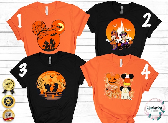 Disney Halloween Shirt,Minnie and Mickey halloween Shirt,Disney Halloween Matching Trip Shirt,Disneyland Shirt,Halloween Shirts, Scary shirt