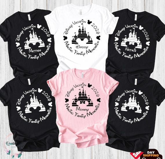 Custom Disney 2026 Vacation Shirt, Family Trip Outfit, Disneyworld shirts