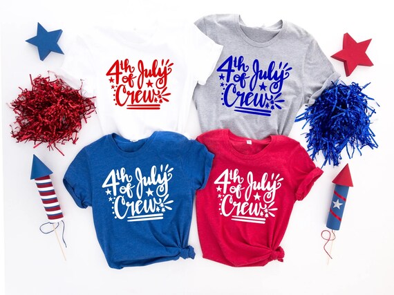 4th of July Family shirts, Fourth Of July Crew, Independence Day, 4th Of July Crew,Family Matching Shirt, Patriotic Shirt, celebration shirt