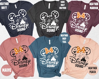 Halloween Disney Squad Shirt, Disney Halloween Matching shirt, Custom Halloween Disney T-shirt, Disney Family Shirt,Disney Halloween Shirt